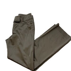 Donna Degnan Shimmery Taupe Brown Wide Leg Dress Pants‎ Size 8